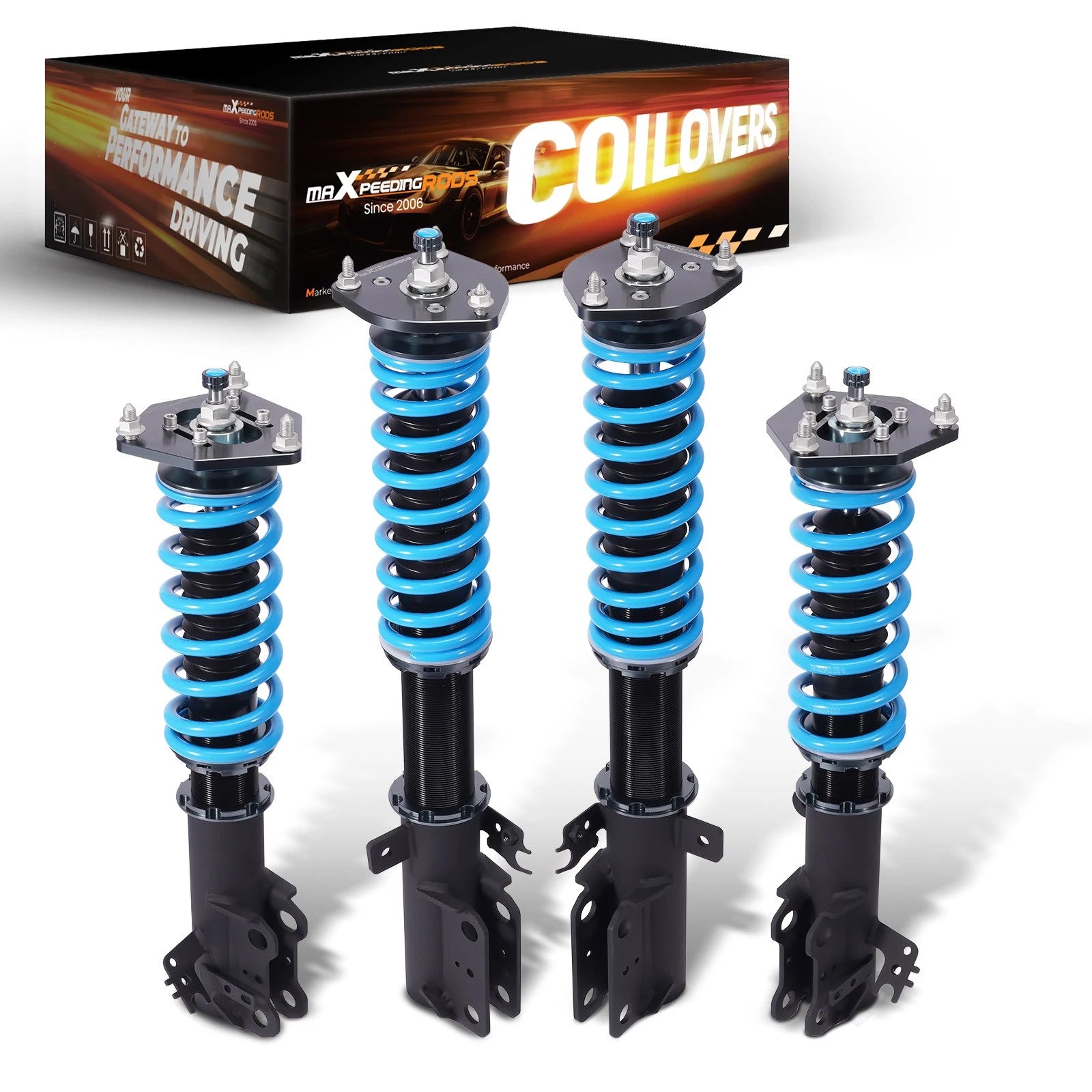 T6 Racing Coilovers for Toyota Camry SE (2012–2017)