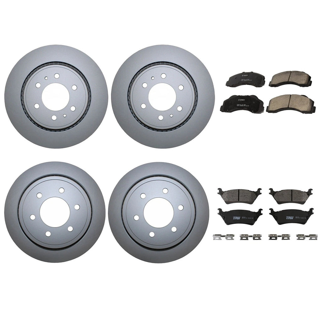 Front Rear Brake Kit Rotors Set of 4 for Ford F-150 (2018–2019)
