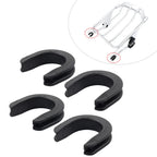 2 Pair Rear Sissy Bar Luggage Rack Side Mounting Grommet for Harley (2009–2009)