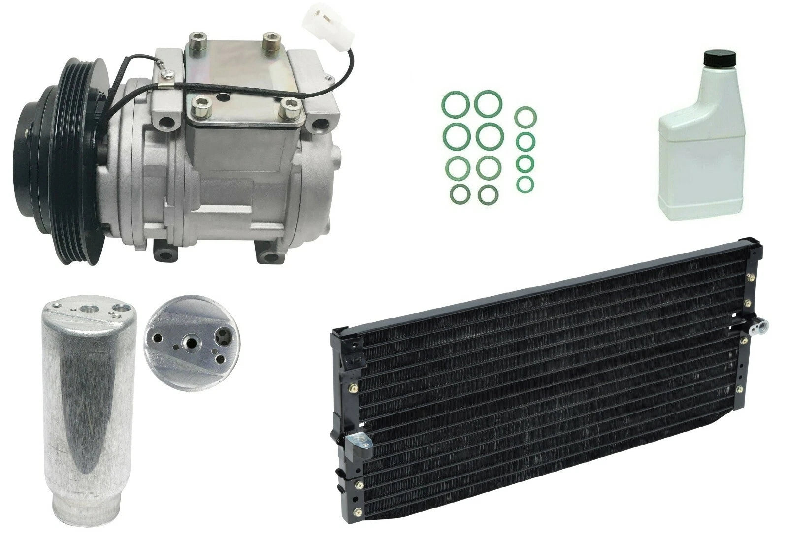 A C Compressor Kit Replacement with Condenser for Ford Ranger PX (2011-2018)