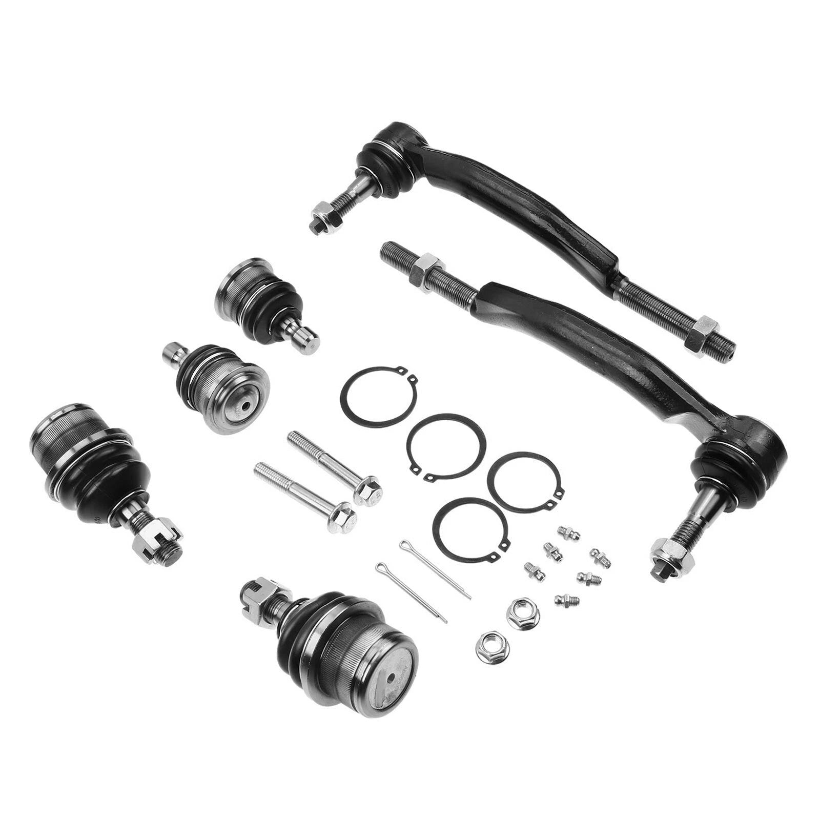 Set of 6 Front Tie Rods Ball Joints for Buick Chevy Trailblazer (2002–2009)