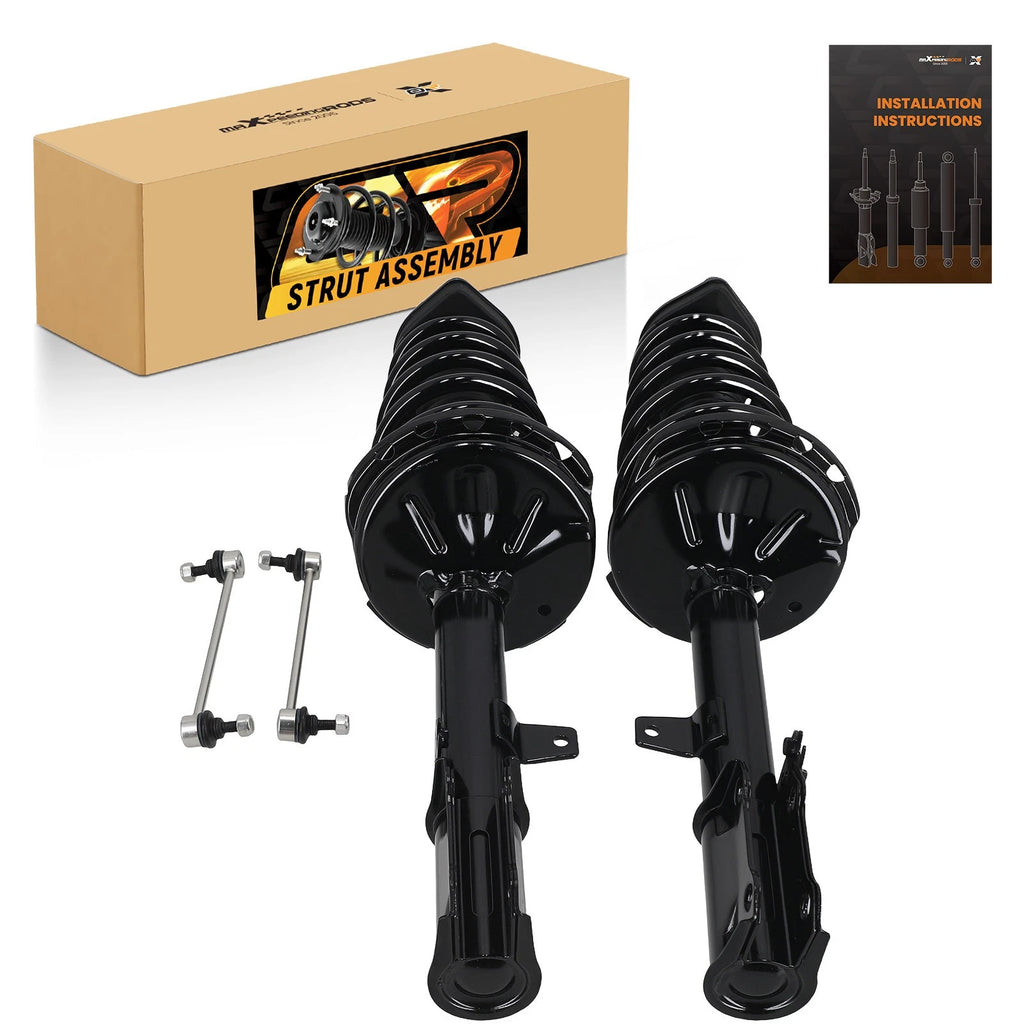 FWD Rear Struts w/Coil Spring & Sway Bar Links for Toyota Venza (2009–2012)