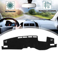 Dashboard Cover Mat for Toyota Harrier 80 Series (2020–2022) - Black Polyester