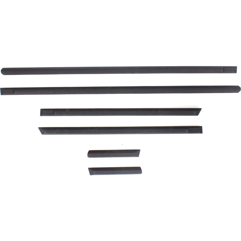 Set of 6 Fender and Door Moldings for BMW 3-Series E36 Sedan