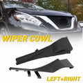 2Pcs Windshield Wiper Cowl Cover for Nissan Murano (2015–2017) Black