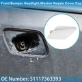 Front Left Washer Nozzle Cover Cap No. 51117363393 for BMW 428i (2014–2016) Silver Tone