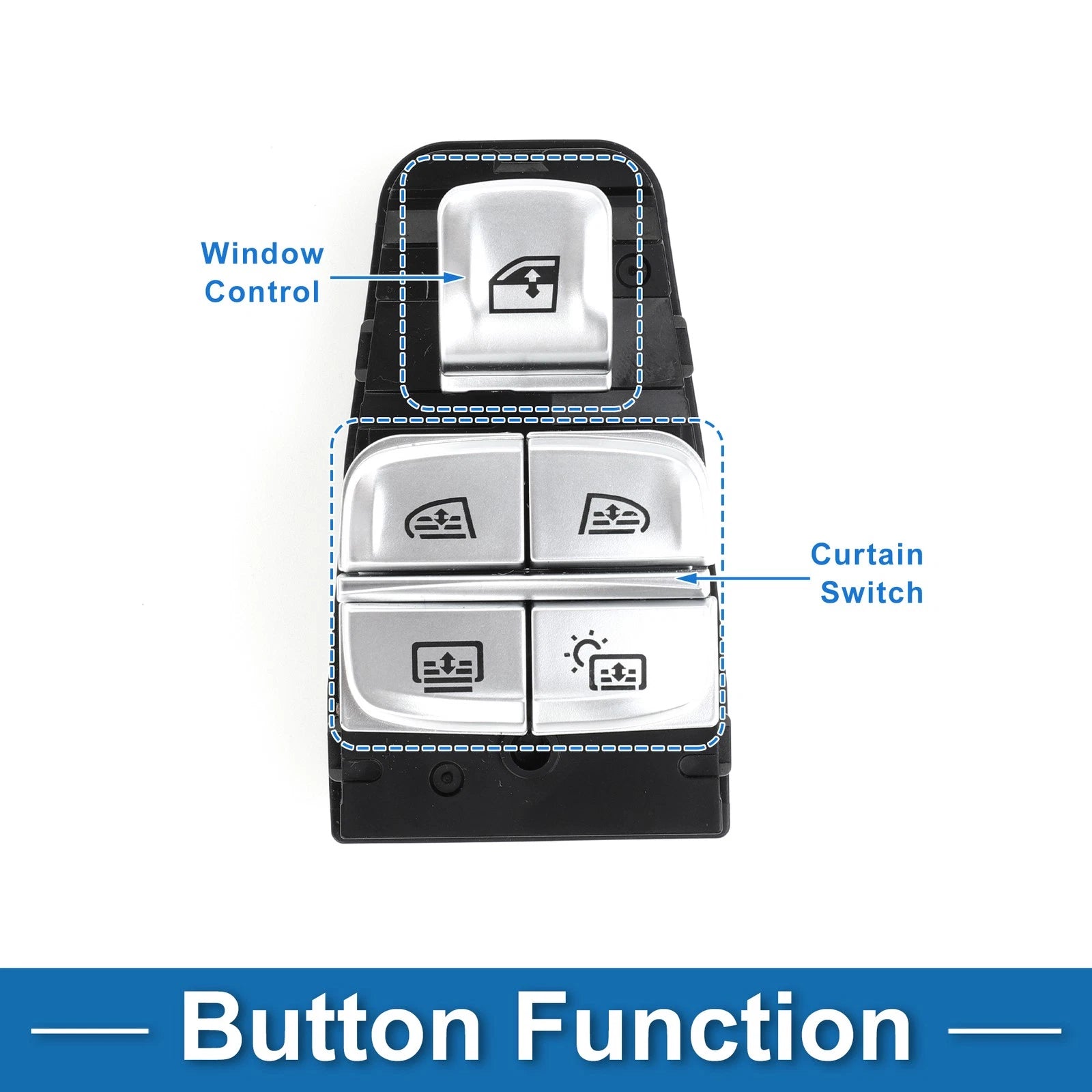 Power Window Switch for BMW 740i 750i (1995–2001) No. 61319382506