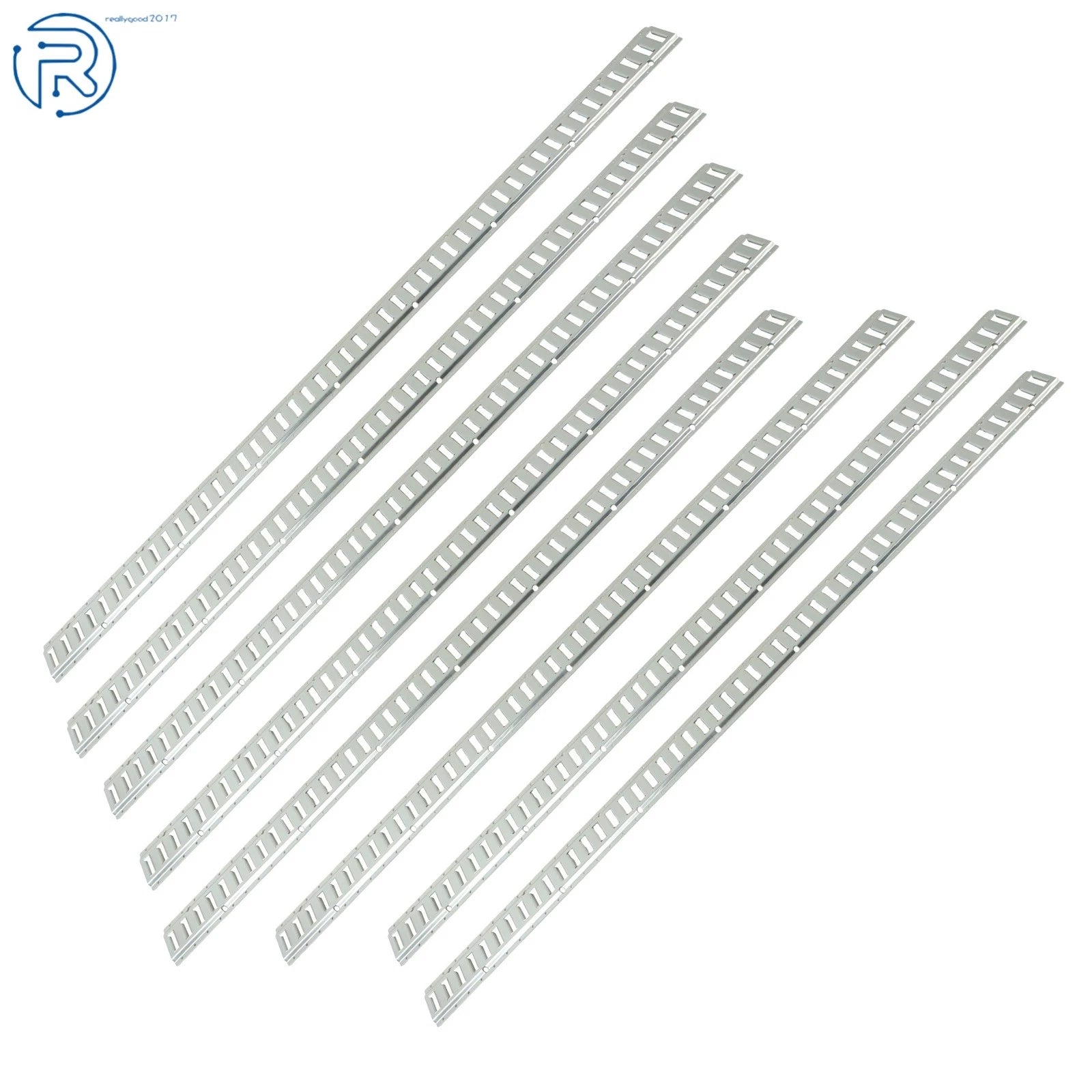 Set of 8 E Track Tie Down Rails for Heavy Loads (8')