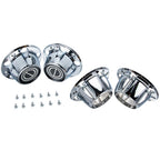 Set of 4 Chrome Wheel Hub Caps for Ford F150 (1980–1996)