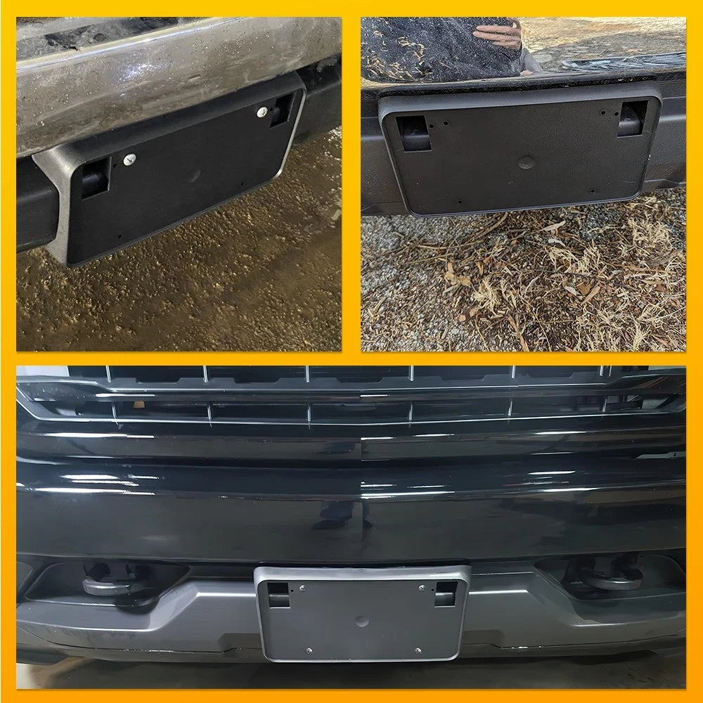 Front License Plate Bracket Holder for Chevy Silverado 1500 (2016-2018)