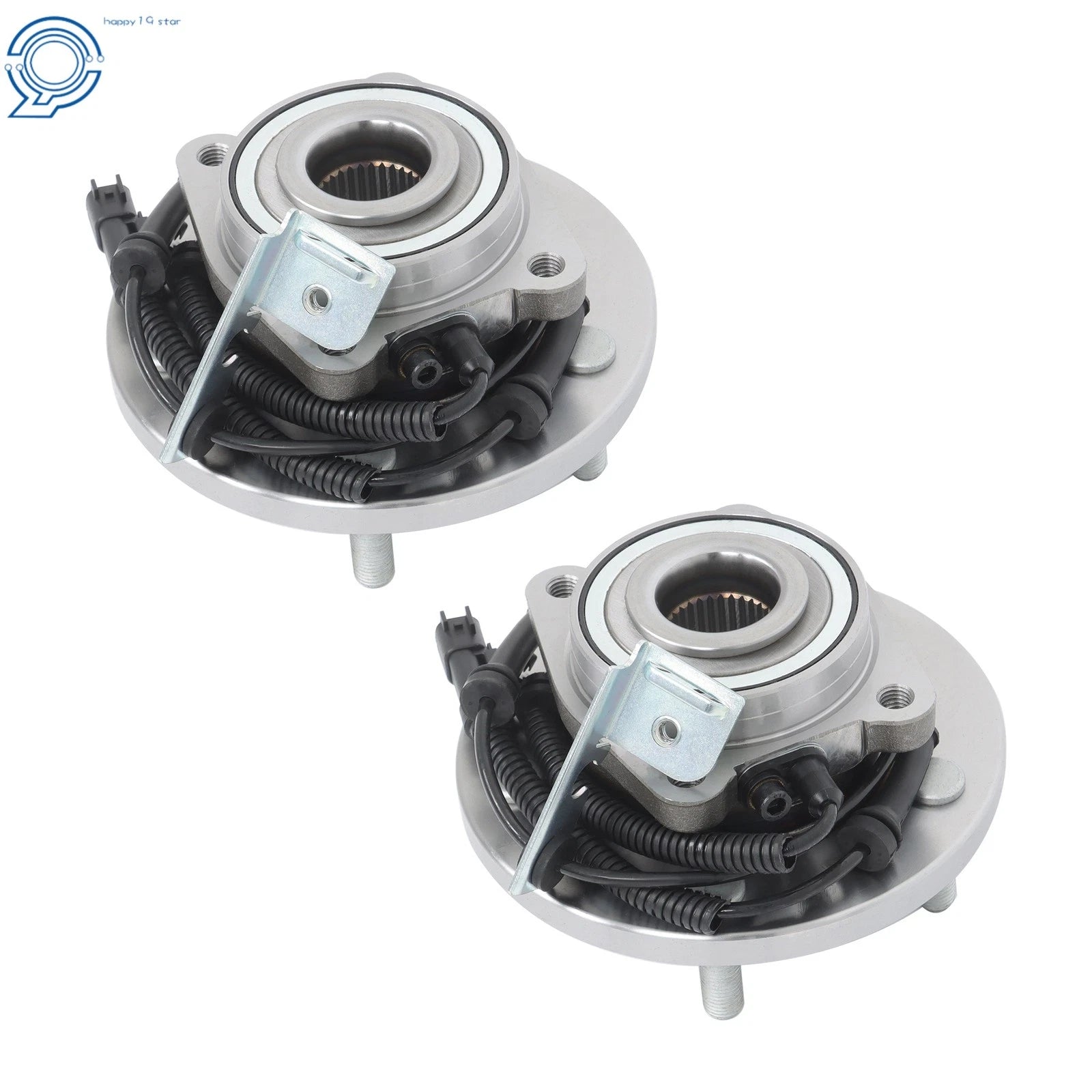 Pair 515136 Front Wheel Bearing and Hub Assembly for Dodge Caravan (2008–2011)