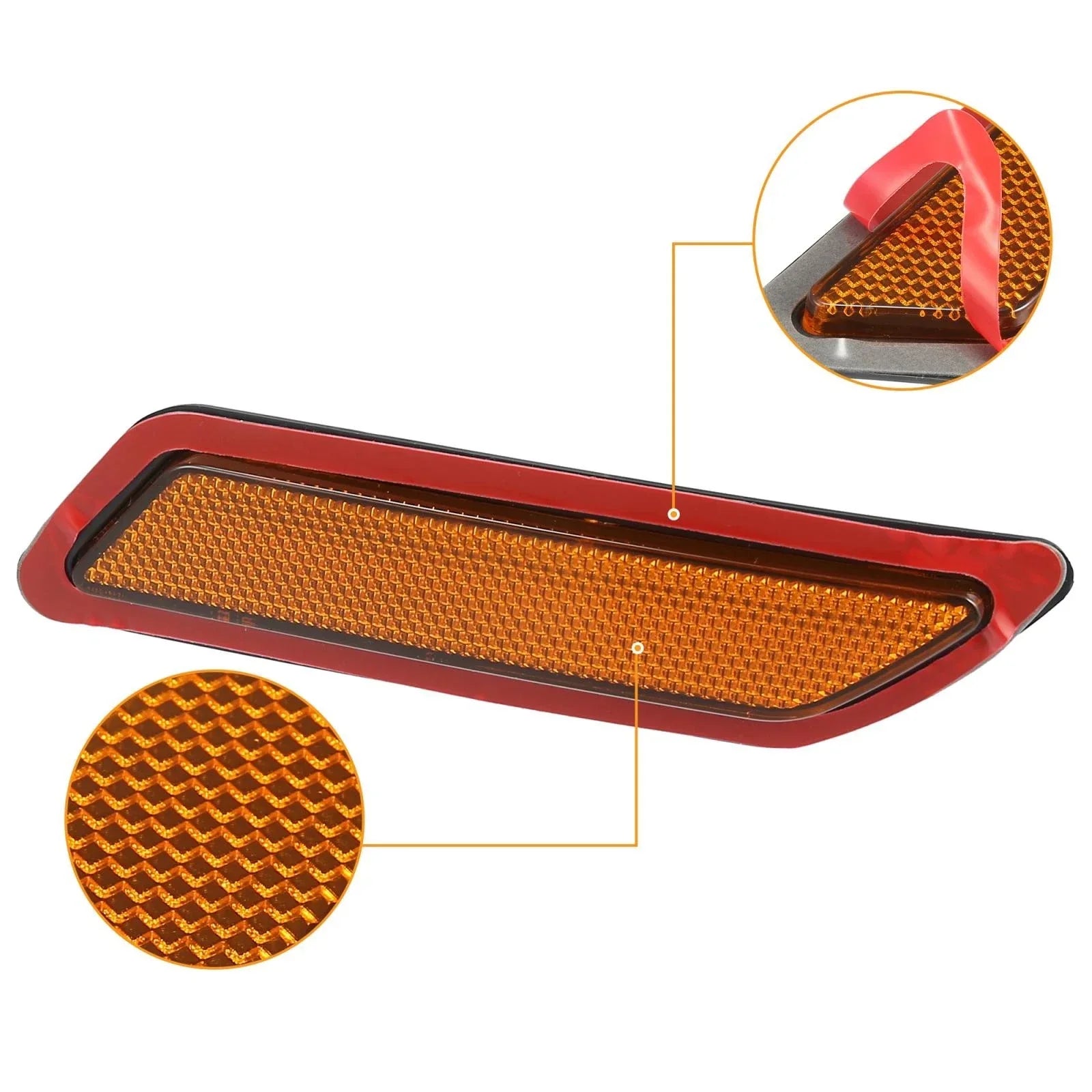 Pair Bumper Reflector Side Marker for BMW F30 F31 3-Series (2013-2015)