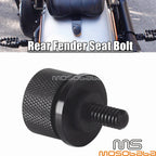 Black 1/4-20 Seat Mounting Bolt for Harley Touring, Fat Bob, Sportster