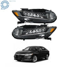 Set of 2 Halogen with LED DRL Headlights for Honda Accord (2018–2020)
