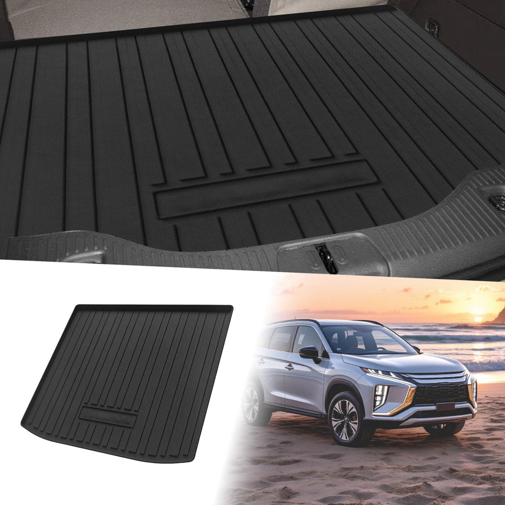 Flat Face Cargo Liner Rear Trunk Mat for Mitsubishi Outlander (2022–2024) TPE