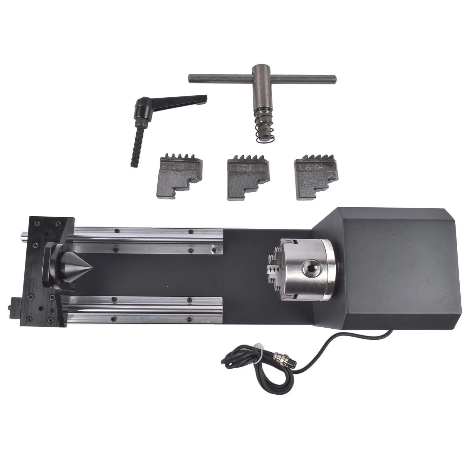 Rotary Axis with 3-Jaw Chuck for CO2 Engraver (50W-130W)
