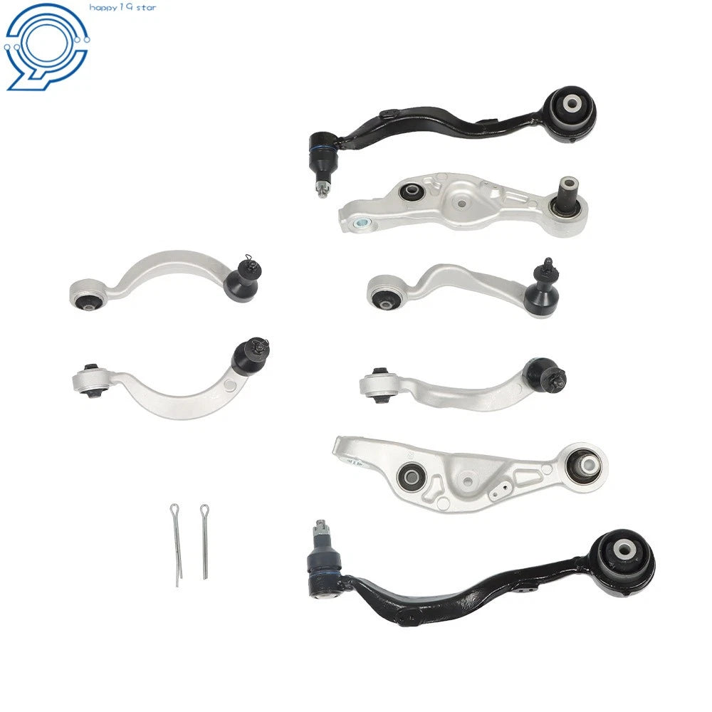 Set of 8 Control Arms with Bushings for Lexus LS460 (2007-2017)