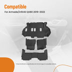Set of 4 All-Weather TPE Floor Mats for Nissan Armada (2019–2022)