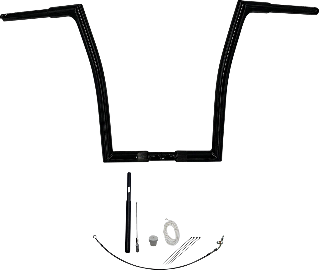 1-1/4" EZ Install Flat Top Handlebar Kit for Harley (719916-B)