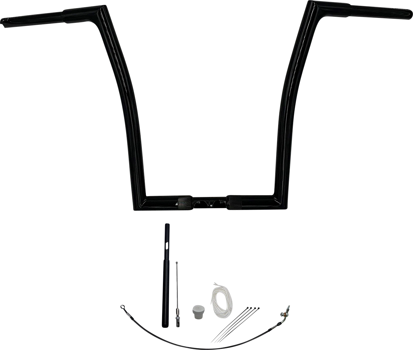 1-1/4" EZ Install Flat Top Handlebar Kit for Harley (719916-B)