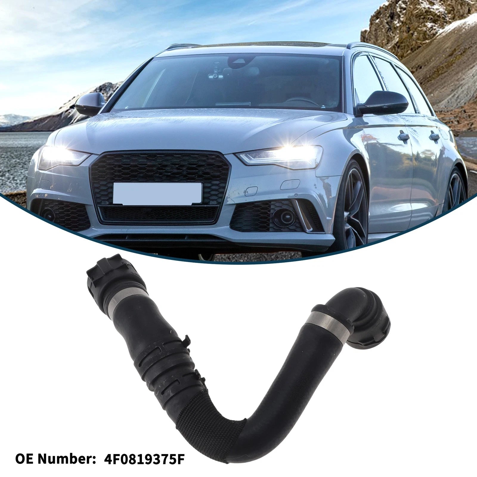 Radiator Hose No. 4F0819375F for Audi A6 (2004–2011)