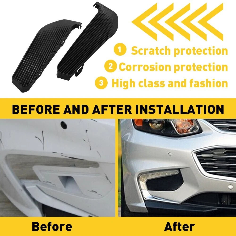 Pair Front Fog Light Trim Covers for Chevrolet Malibu (2016–2023) 23478393