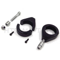 Turn Signal Indicator Relocation Fork Clamp for Honda Kawasaki (41mm) Black