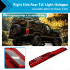 Right Side Rear Tail Light Halogen for LDV Deliver 9 V90 (2020-On)