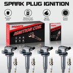 4X Ignition Coil & 4X Iridium Spark Plug for Toyota Corolla Matrix (2003–2008) UF247