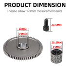 Starter Clutch One Way Gear Bearing for Yamaha YFM400 Big Bear 400 (2000–2012)