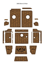EVA Foam Cockpit Floor Mat Pads for Shiren 23 (2009)