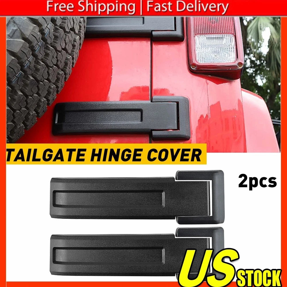 Tailgate Hinge Cover Trim for Jeep Wrangler JK (2007–2018)