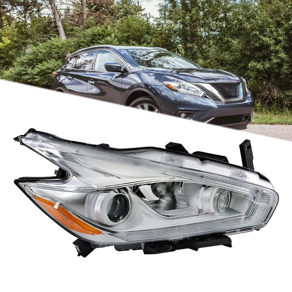 Headlight Assembly for Nissan Murano (2017) Halogen LED DRL