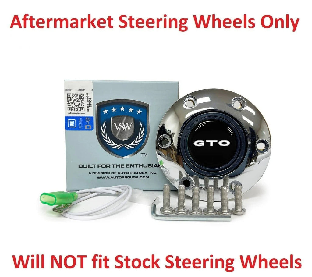 Steering Wheel Horn Button Replacement for Pontiac GTO (1967–1968)