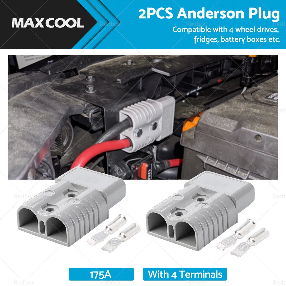 Anderson Style Plug 175A for Truck Caravan (12V 24V)