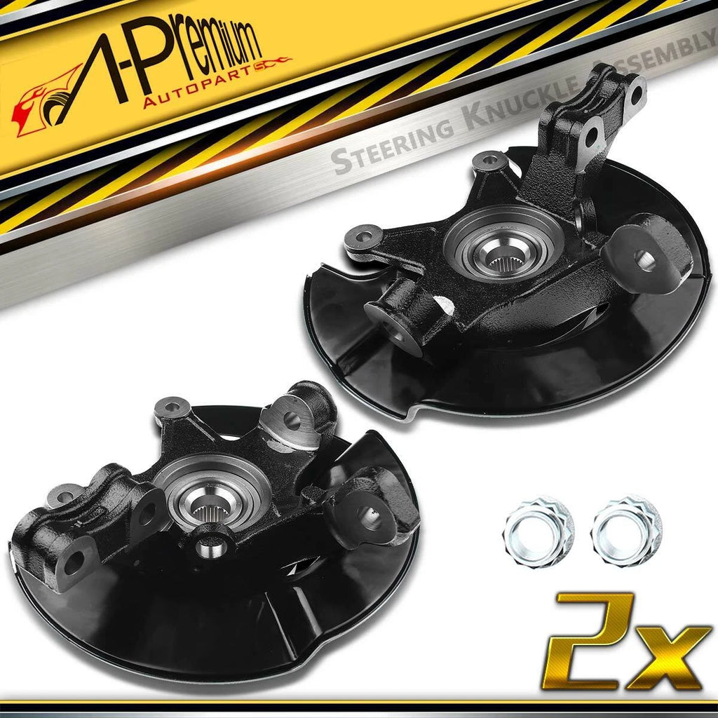 Front Steering Knuckle & Hub Bearing Pair for Honda Pilot (2005–2008)