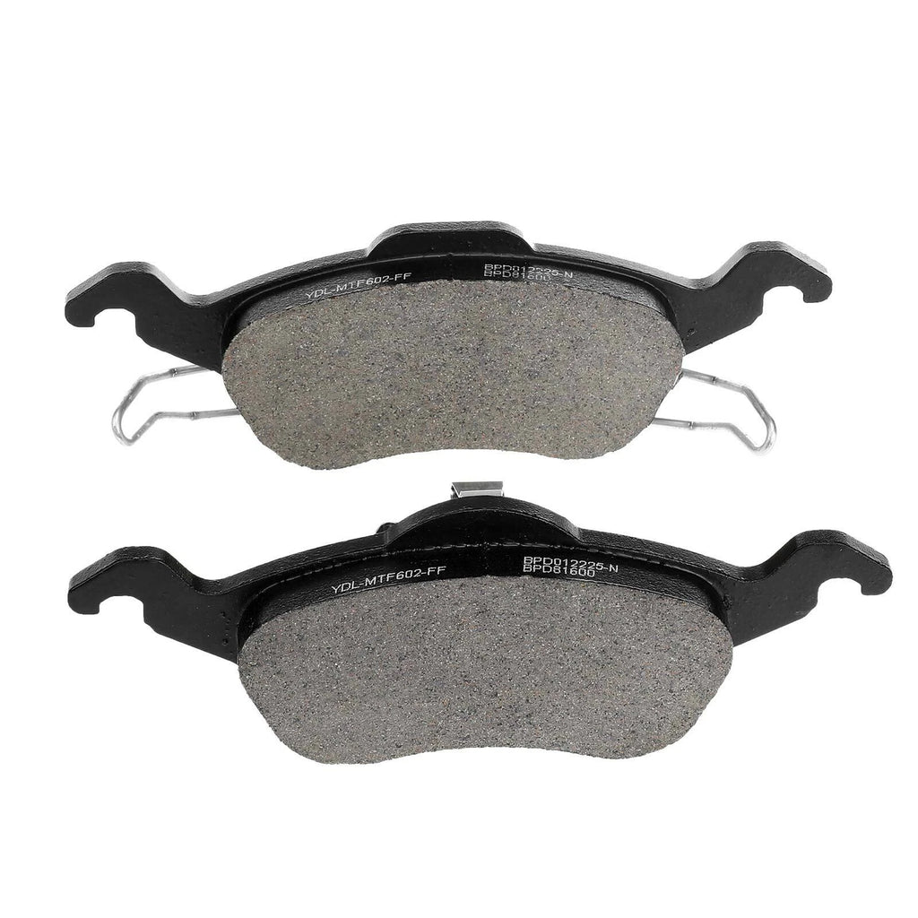 Front Disc Brake Rotors & Ceramic Pads for Ford Focus (2000-2004)