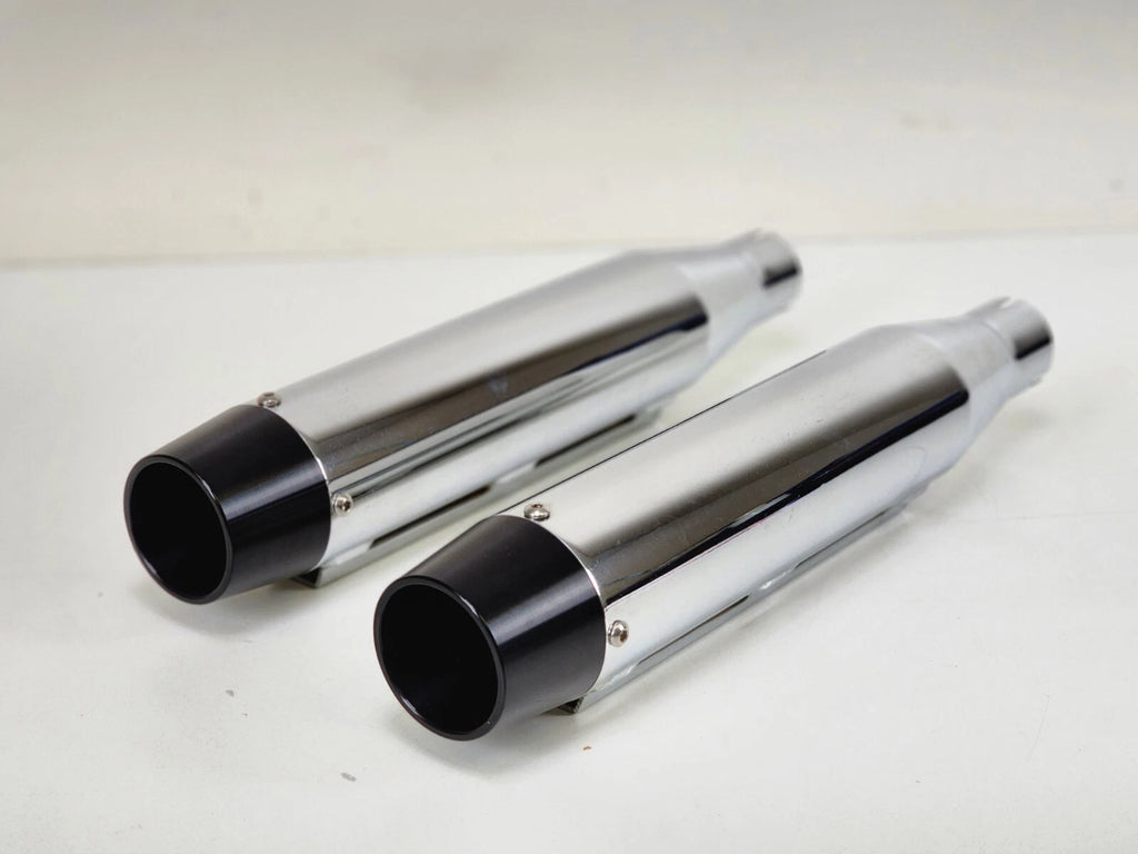 2X Dual Shorty Slip-Ons for Harley Dyna & Sportster (2008–2020) 005-4710499D