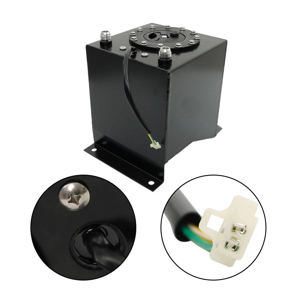 2.5 Gallon Fuel Cell Gas Tank for Drifting (Coated Aluminum)