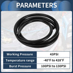 6FT 1/4" Silicone Vacuum Tubing Hose for Ford 