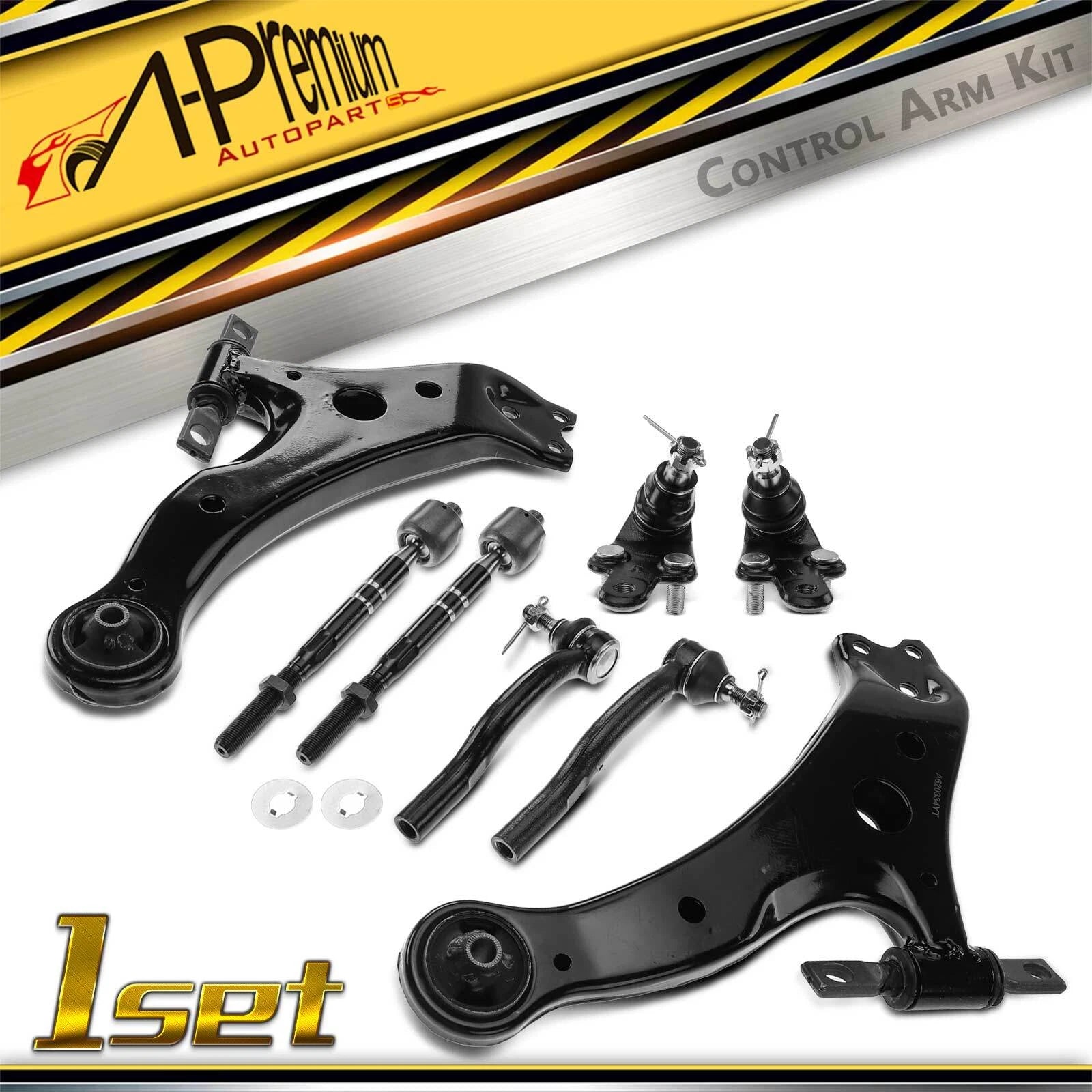 Front Lower Control Arm Ball Joint and Tie Rod for Toyota Camry (2007-2011)