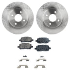Front Rotor and Pad Set for Chevrolet Cobalt, Saturn Ion, Pontiac G5