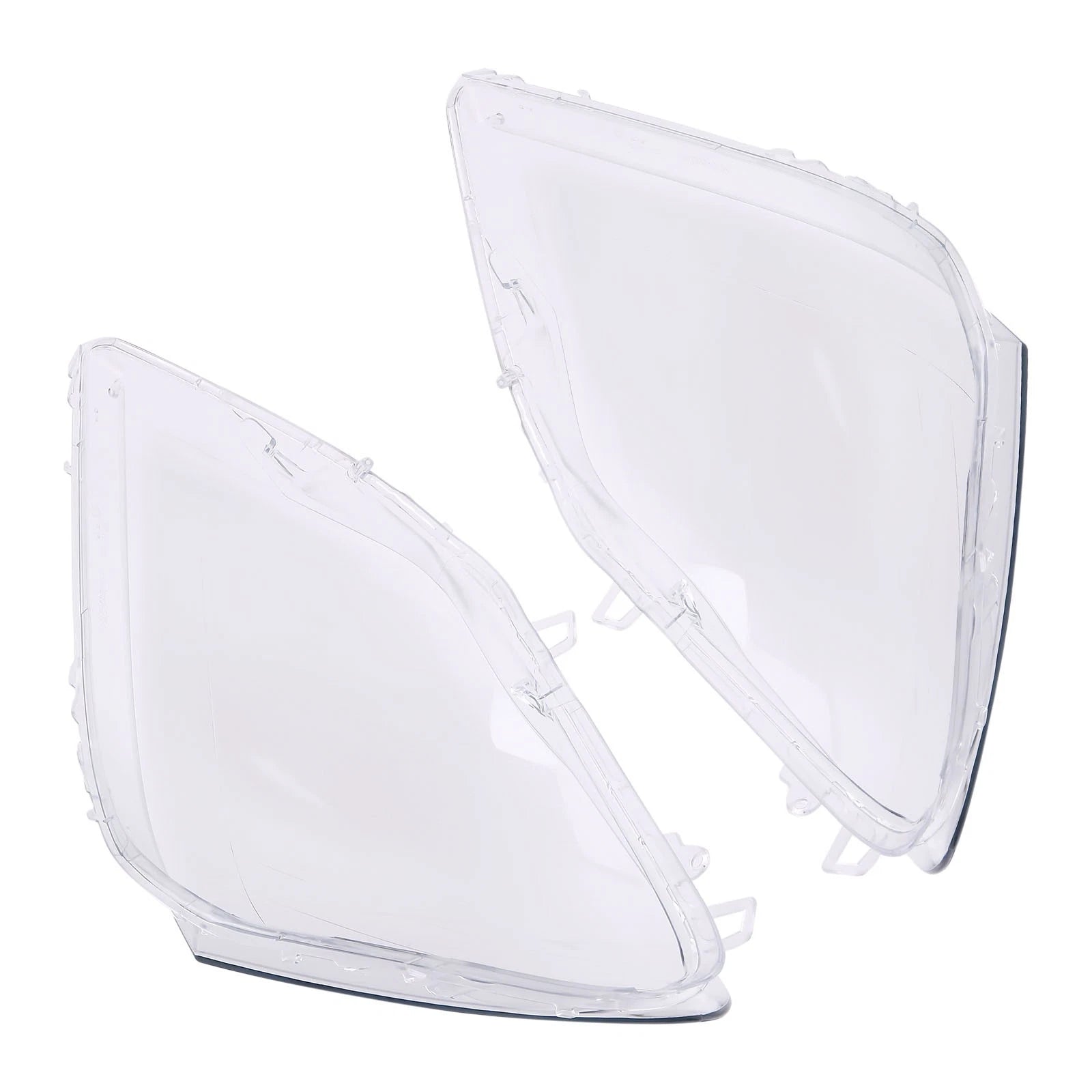 Front Pair Headlight Lens Cover for Mercedes-Benz GL-Class (2007-2012) Clear