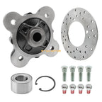 Rear Wheel Hub Bearing Studs Brake Rotor Kit for Polaris Brutus HD (2013–2018)