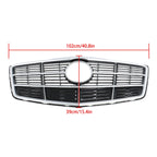 Chrome Black Front Bumper Hood Grille for Cadillac CTS (2014-2019)