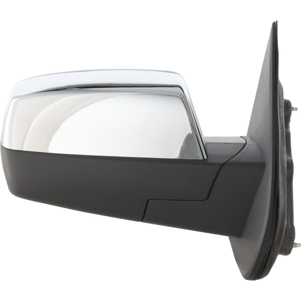 Right Manual Fold Chrome Mirror for Chevrolet Silverado 1500 (2014–2018)