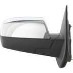 Right Manual Fold Chrome Mirror for Chevrolet Silverado 1500 (2014–2018)