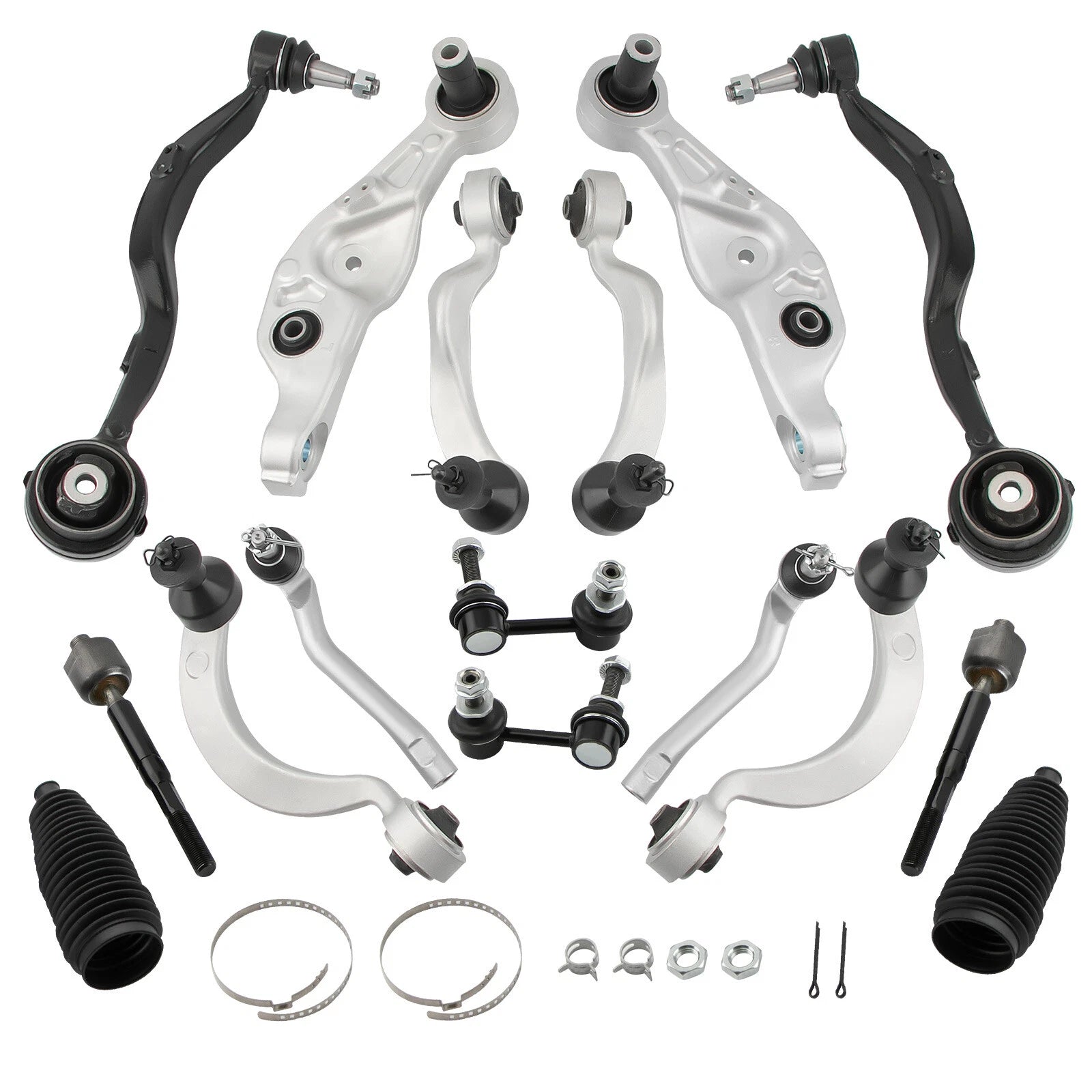 16PCS Control Arms and Tie Rods for Lexus LS460 (2007–2017)