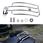 Chrome Rear Solo Seat Luggage Fender Rack for Harley Touring Electra Glide (1998–2008)