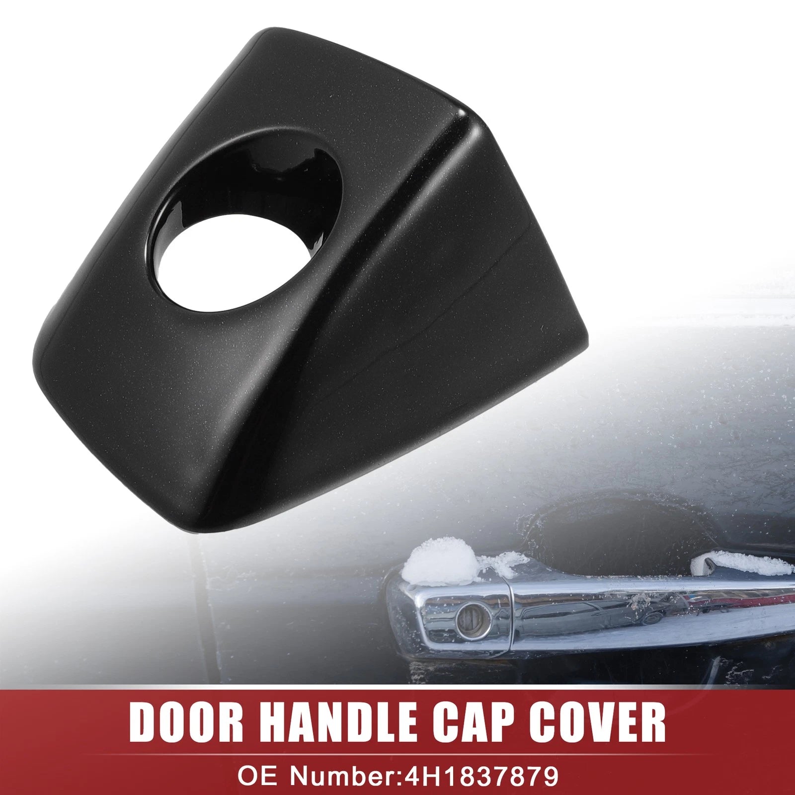 Front Left Door Handle Cap Cover for Audi A4 Allroad (2010) - Black